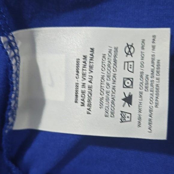 Nike Golden State Warriors Klay Thompson T-Shirt Blue/Yellow Size M NWT - Picture 10 of 10